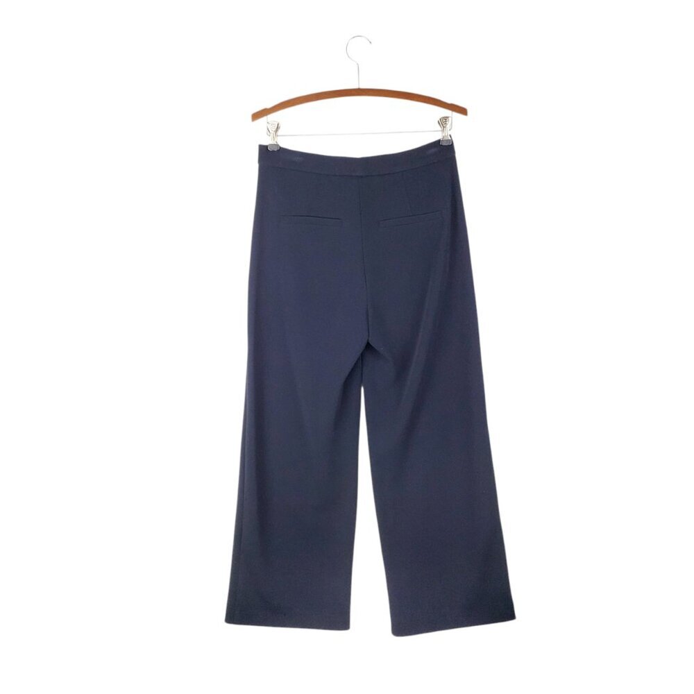 Raffaello Rossi Palina 6/8 Pull On Wide Leg Trouser Pants Navy Womens 34/US 4 - Picture 2 of 7